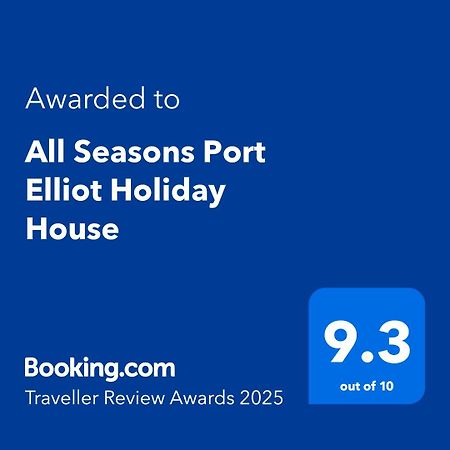 All Seasons Port Elliot Holiday House Eksteriør billede